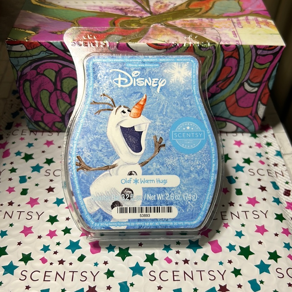 2 Wax Bars - Olaf Warm Hugs Frozen Scentsy Wax